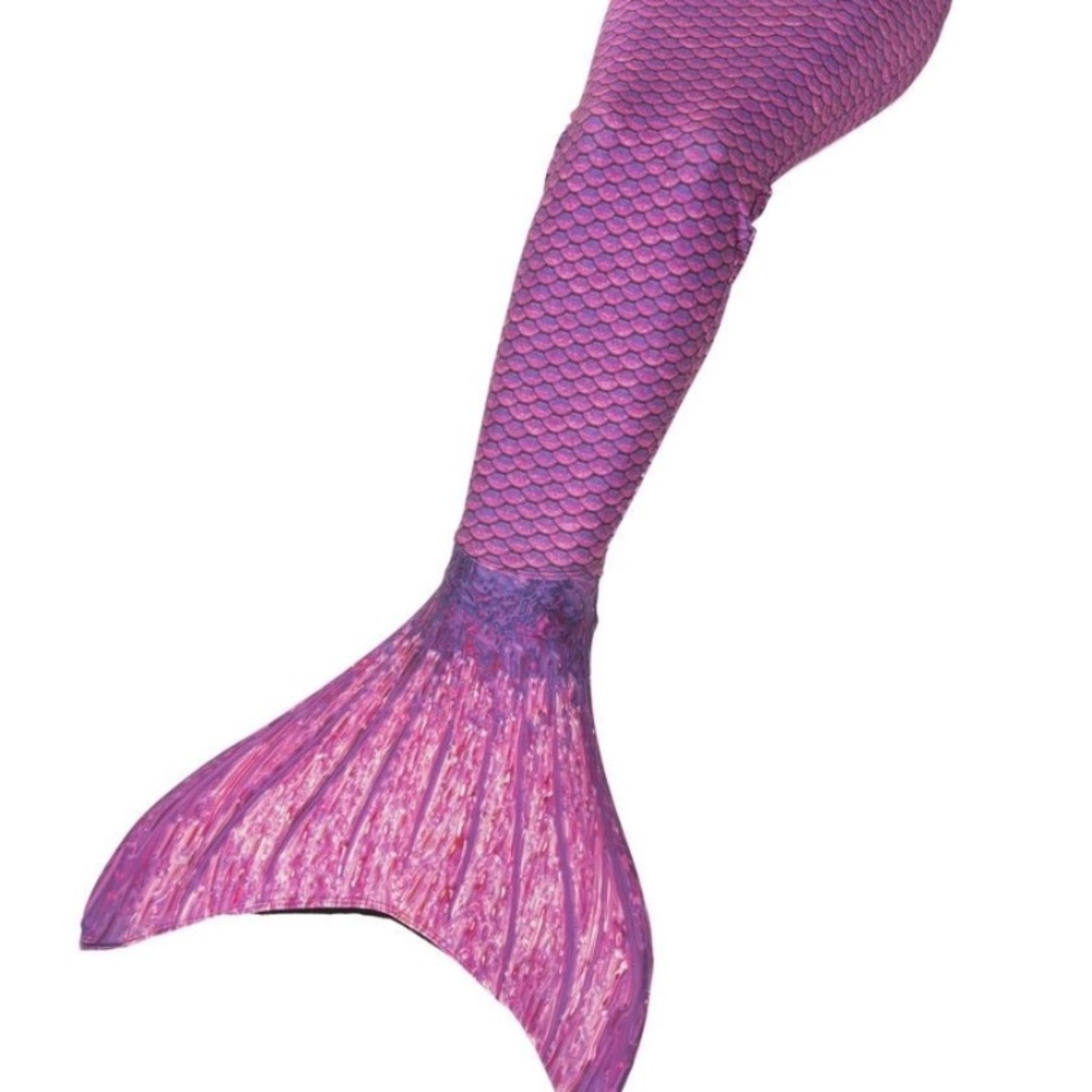 Fin Fun Mermaid Tail Skin Asian Magenta Size 12